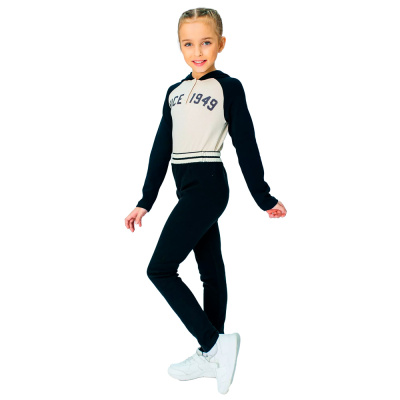 Брюки леггинсы для девочки Colabear 687462 черные 1